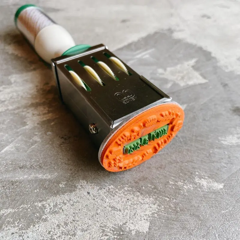 SANBY x Mizushima Date Stamp with Frame - Flower