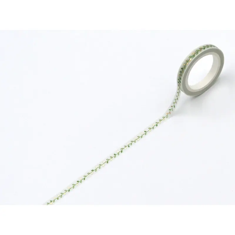 WORLD CRAFT Glitter Washi Tape - Leaf