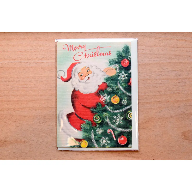 Merry Christmas Santa Greeting Card