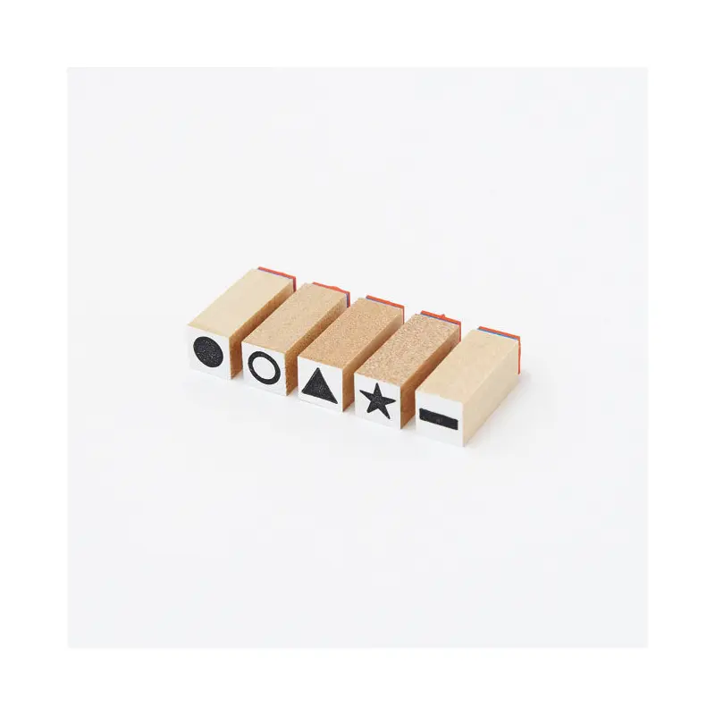 Mizushima Stamp Set - 5 Shapes