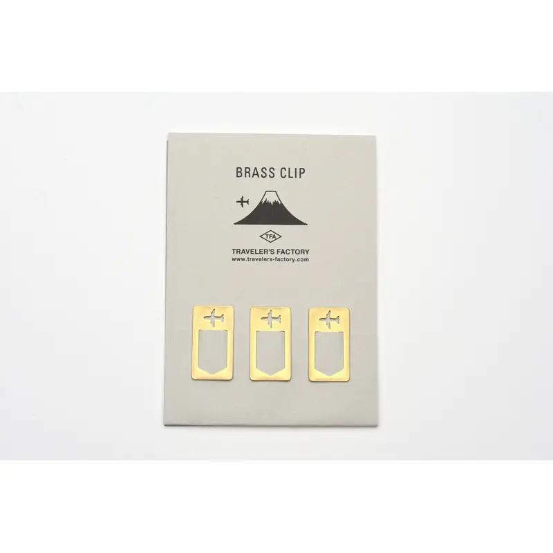 TRAVELER's Factory - Original Brass Clip Airplane - Limited Item