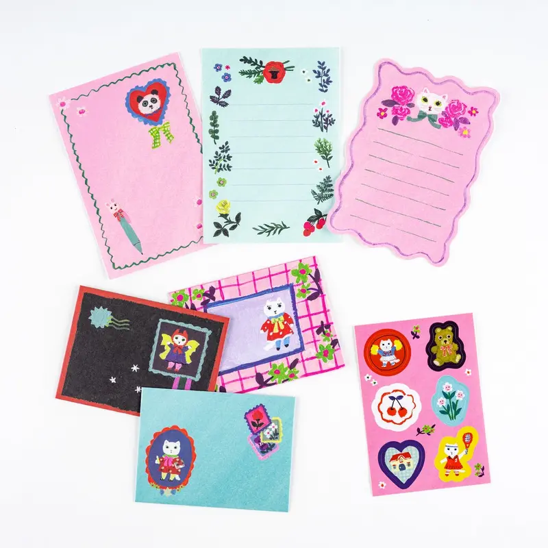 Hobonichi 2026 - Yumi Kitagishi: White Cats Mini Letter Set