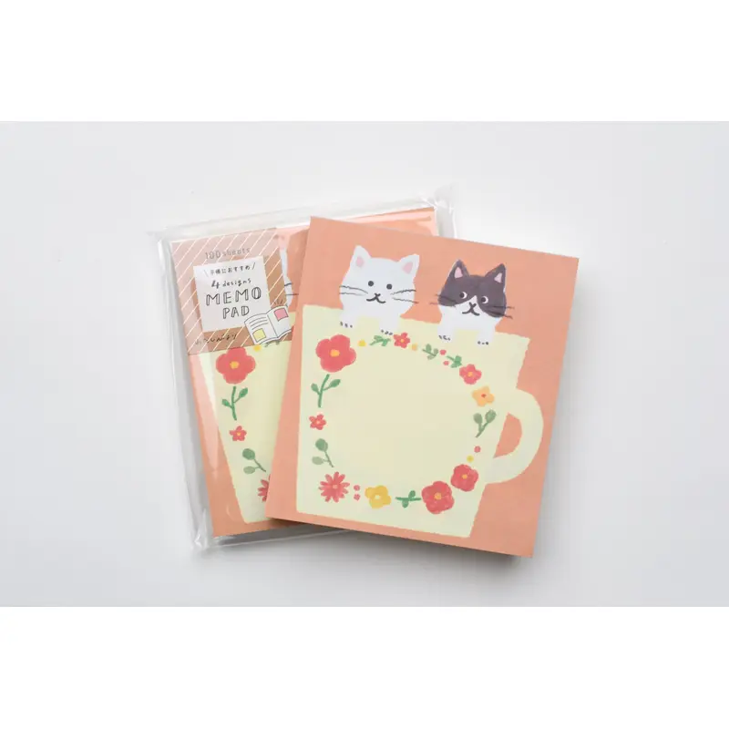 Furukawa Paper Me Time Memo Pad - Cat