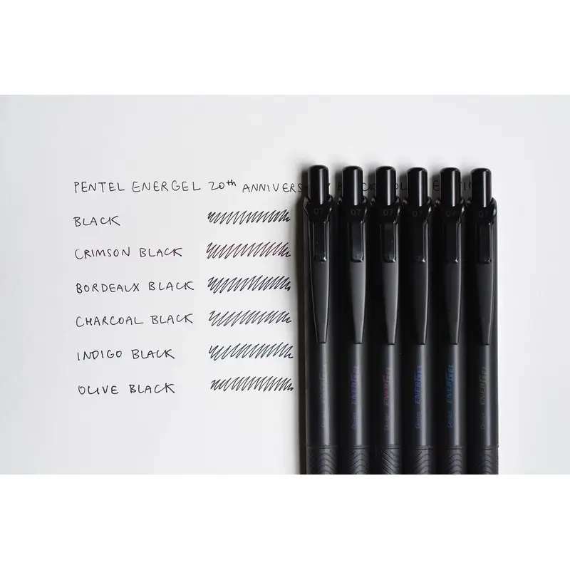 Pentel EnerGel 20th Anniversary Black Color Edition - 0.5mm