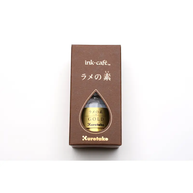 Kuretake Ink-Cafe Lame no Moto - Ink Glitter - Gold