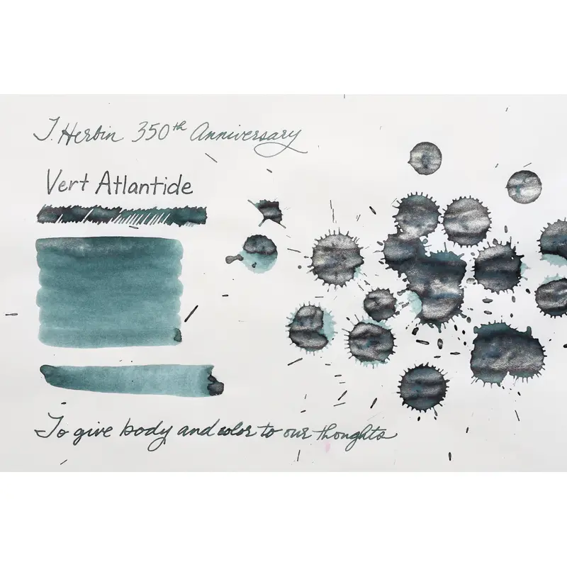 J. Herbin - Vert Atlantide - 350th Anniversary Ink - 50mL bottled ink