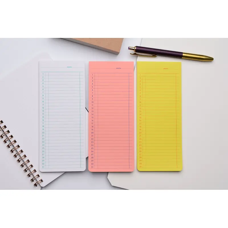Penco Sticky Memo Pad - Monthly