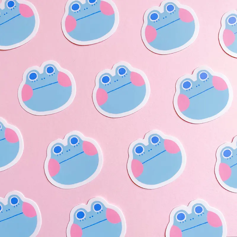 Radhia Rahman Eyelash Froggy Sticker