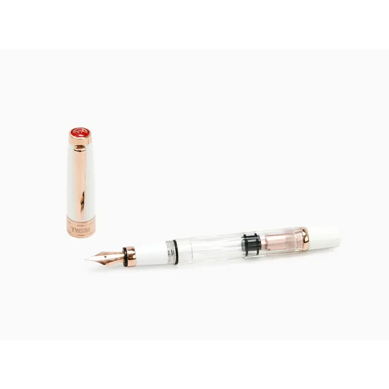 TWSBI Diamond 580 White RoseGold II Fountain Pen