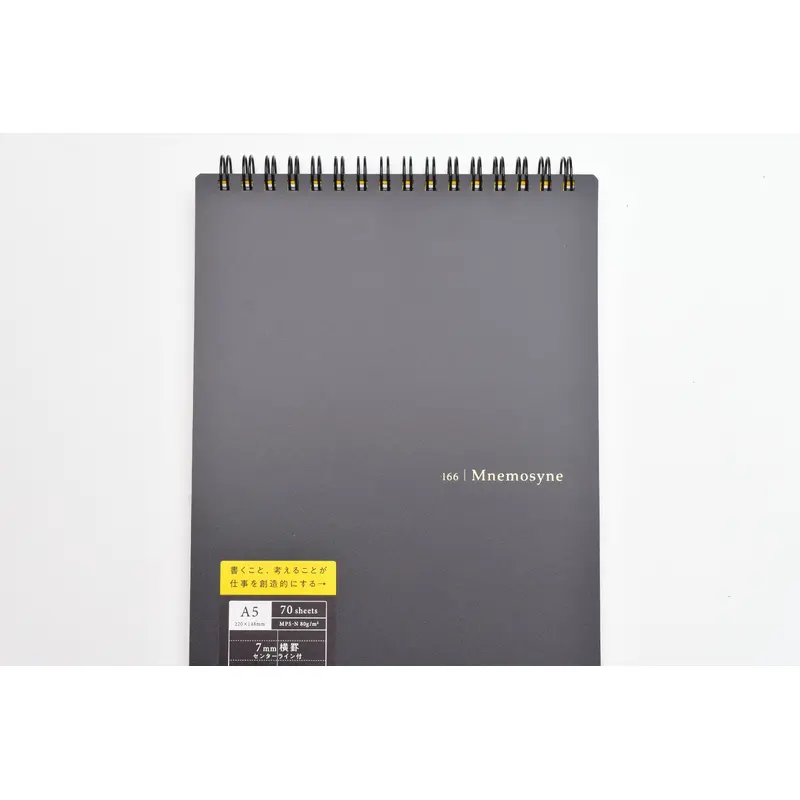 Mnemosyne Notebook - A5 - Steno Pad