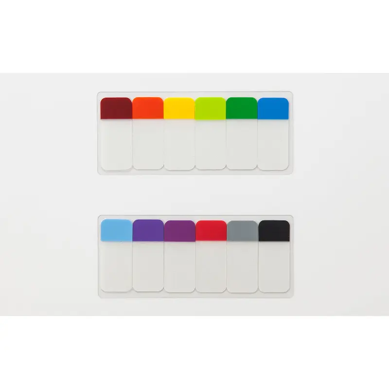 Stalogy Short Sticky Notes - 6 colors