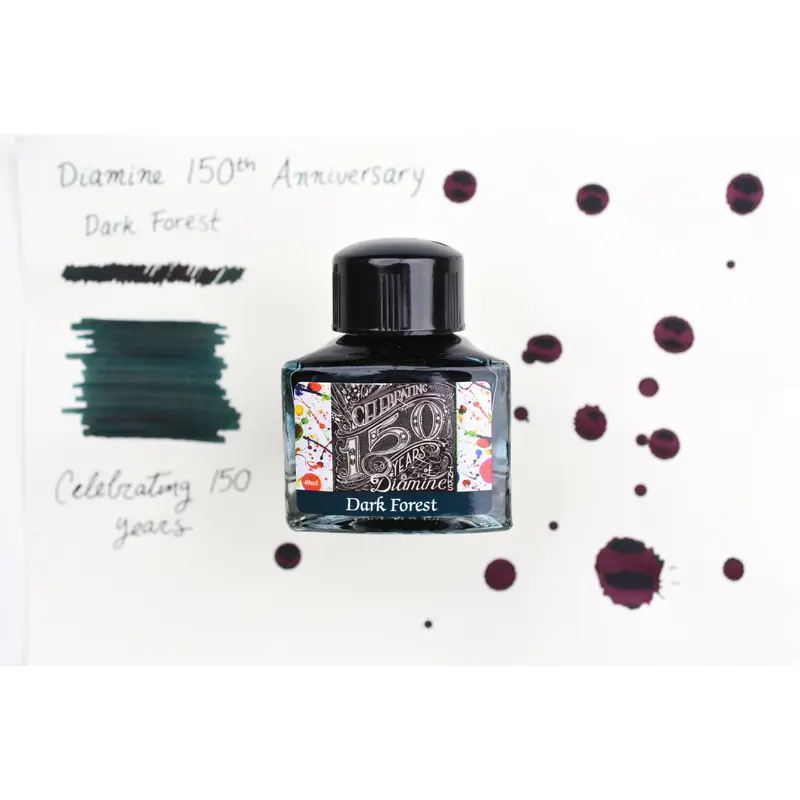 Diamine Fountain Pen Ink - 150th Anniversary Series - Dark Forest
