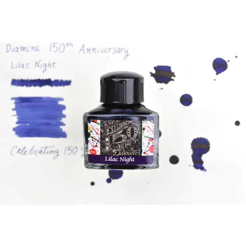 Diamine Fountain Pen Ink - 150th Anniversary Series - Lilac Night