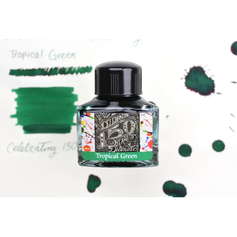 Diamine Fountain Pen Ink - 150th Anniversary Series - Tropical Green