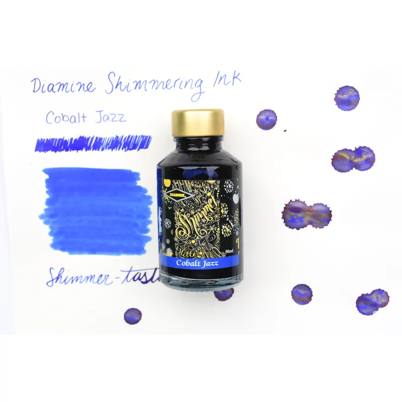 Diamine Shimmer Ink - Cobalt Jazz - 50mL