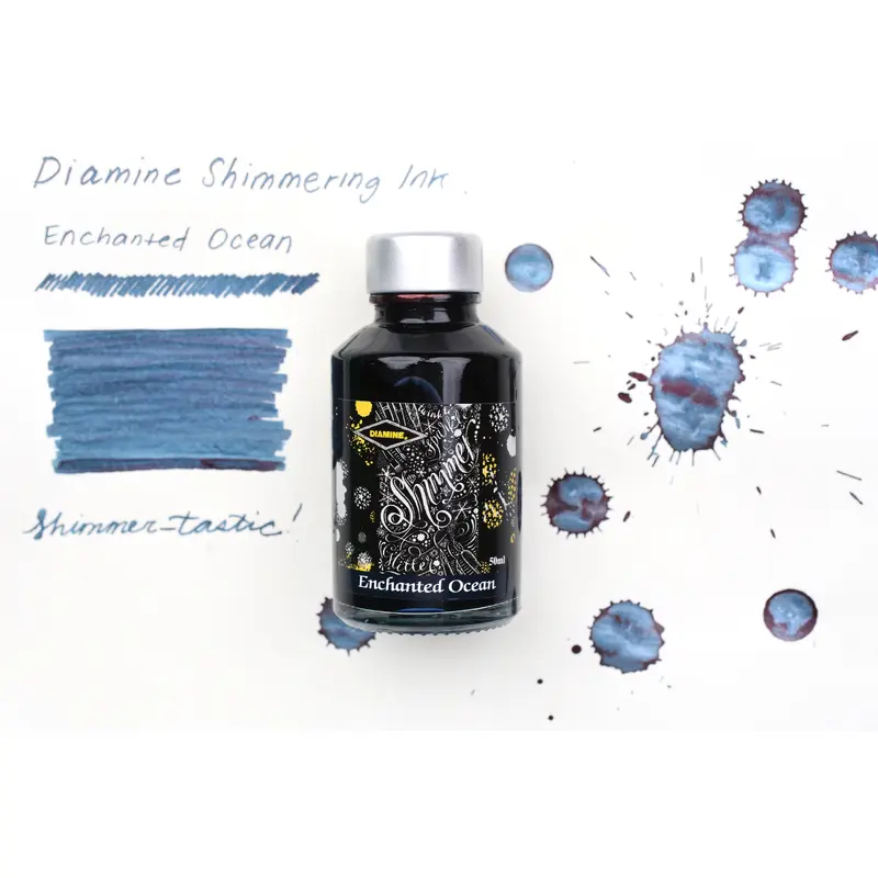 Diamine Shimmer Ink - Enchanted Ocean - 50mL