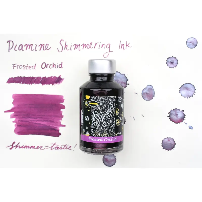 Diamine Shimmer Ink - Frosted Orchid - 50mL