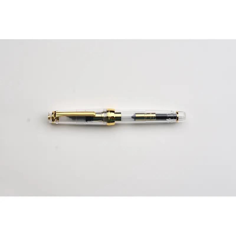 Nagasawa Original Large Fountain Pen Skeleton Gearske - Gold
