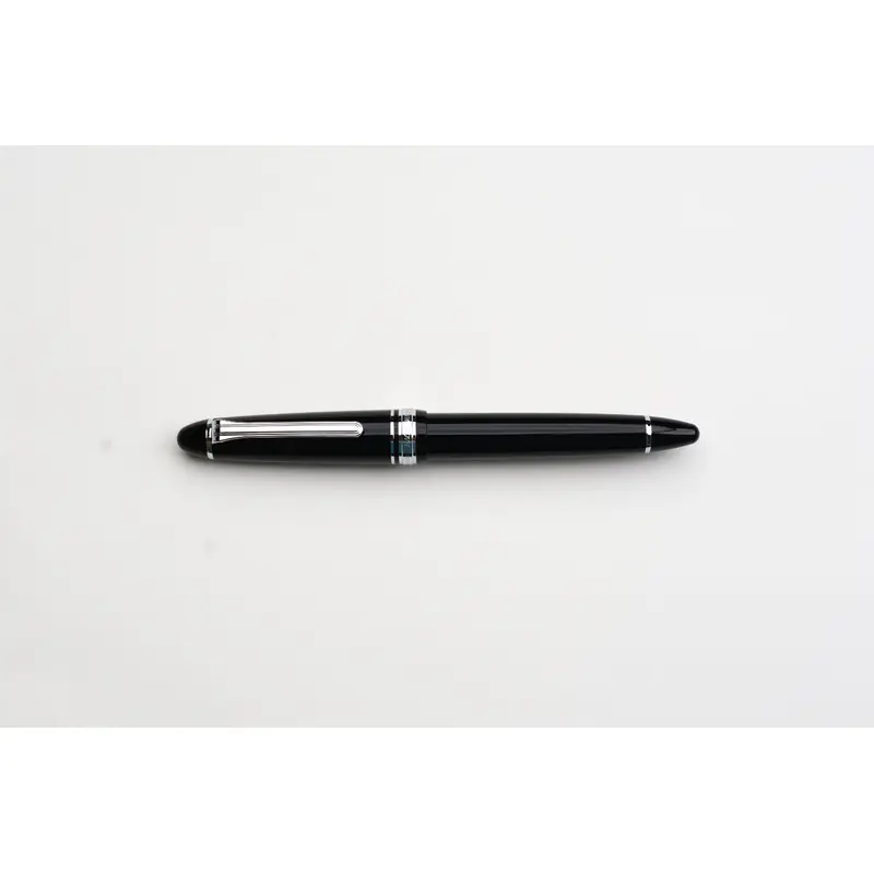 Nagasawa Original Standard Fountain Pen - Black/Silver