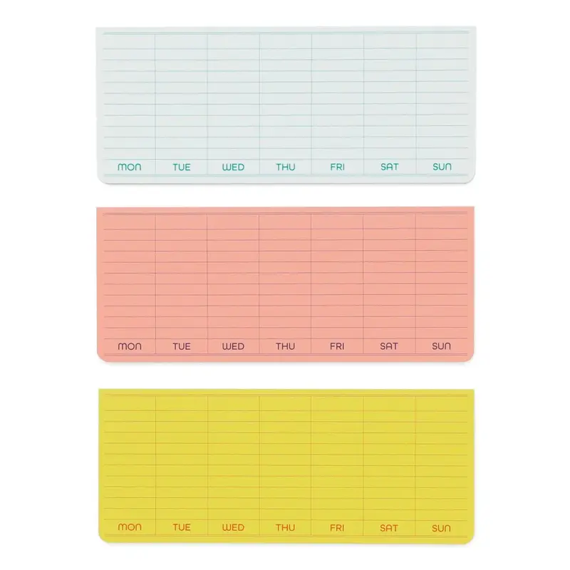 Penco Sticky Memo Pad - Weekly