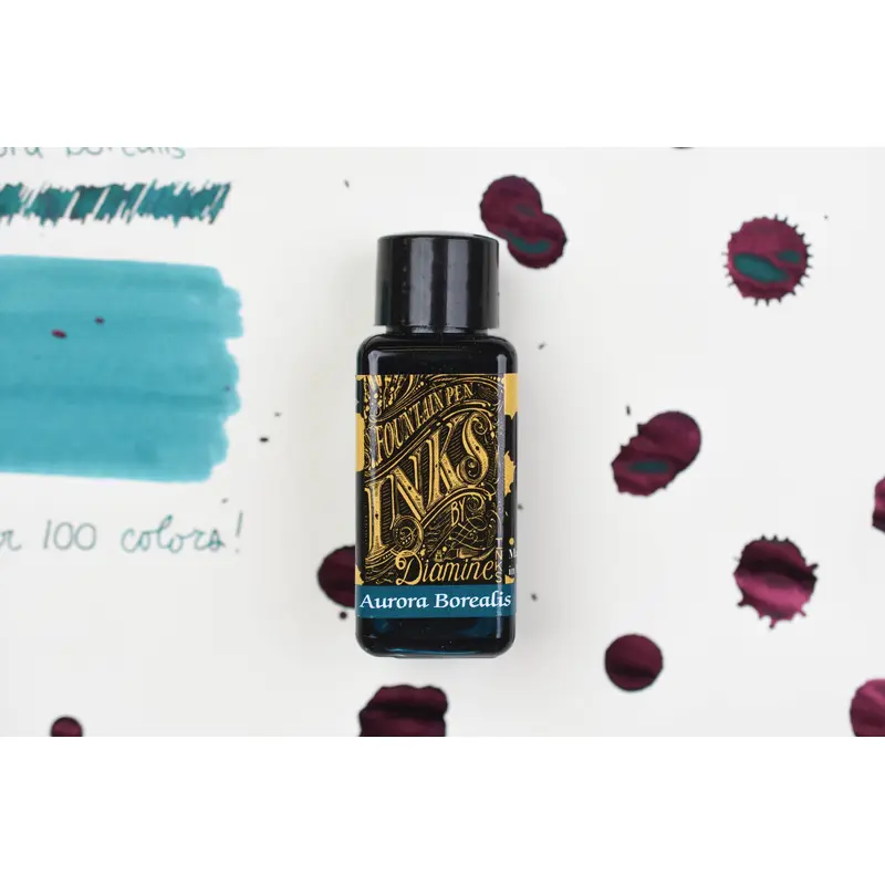 Diamine Fountain Pen Ink - Aurora Borealis - 30mL