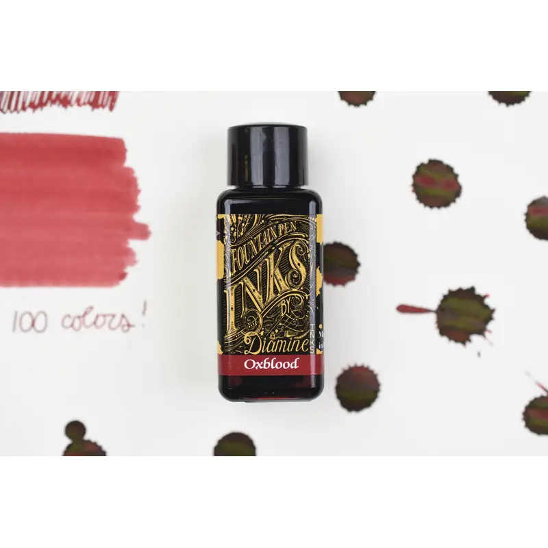 Diamine Fountain Pen Ink - Oxblood - 30mL