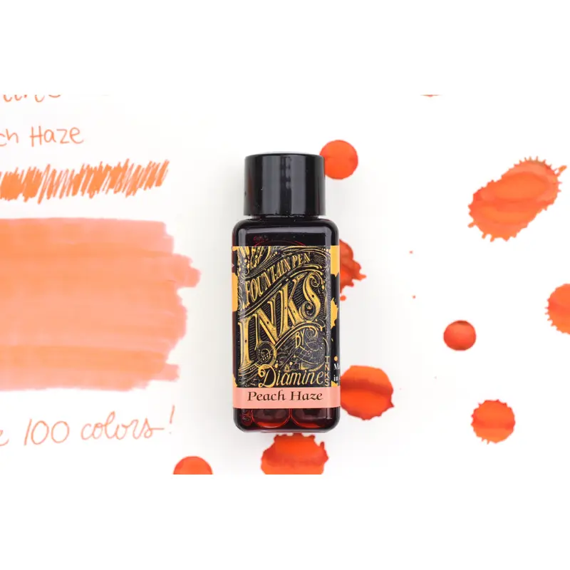 Diamine Fountain Pen Ink - Peach Haze - 30mL