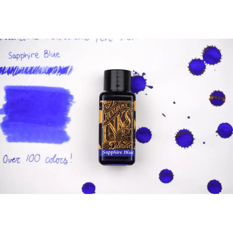 Diamine Fountain Pen Ink - Sapphire Blue - 30mL