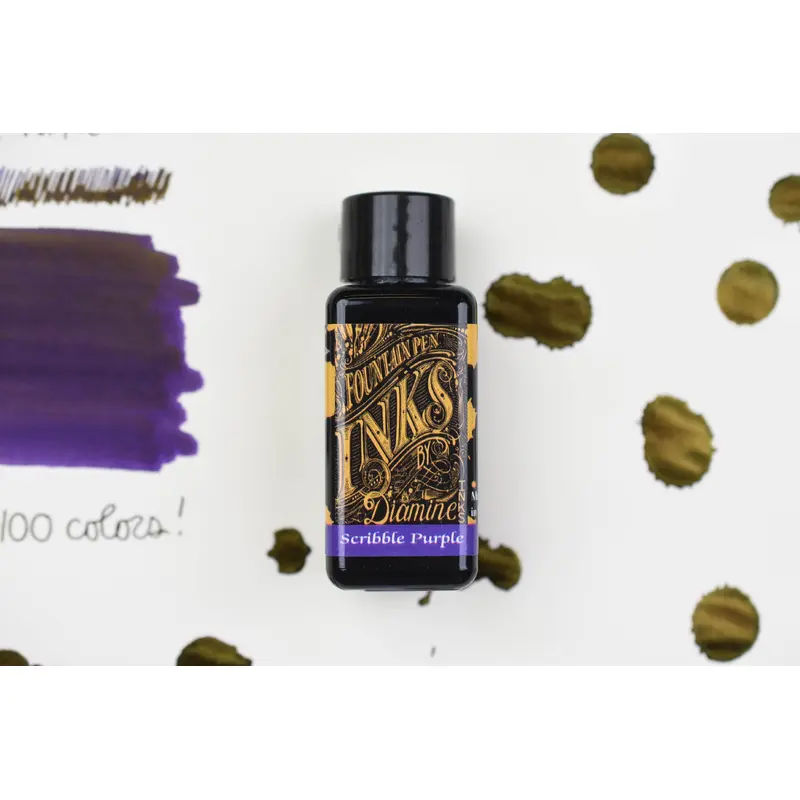 Diamine Fountain Pen Ink - Scribble Purple - 30mL