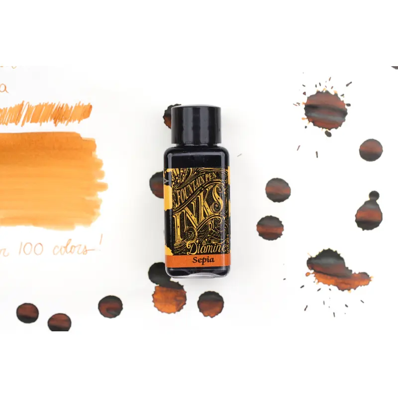 Diamine Fountain Pen Ink - Sepia - 30mL