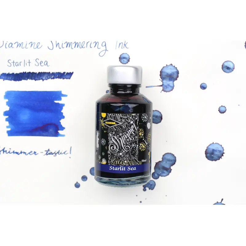 Diamine Shimmer Ink - Starlit Sea - 50mL