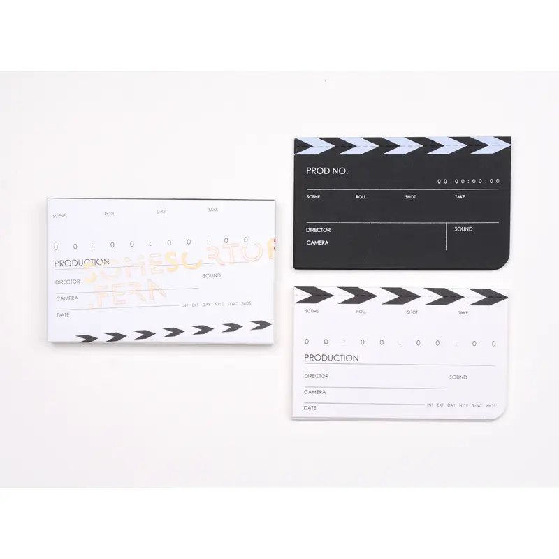 Some Sort of Fern Letterpress Collage Card - Clapperboard