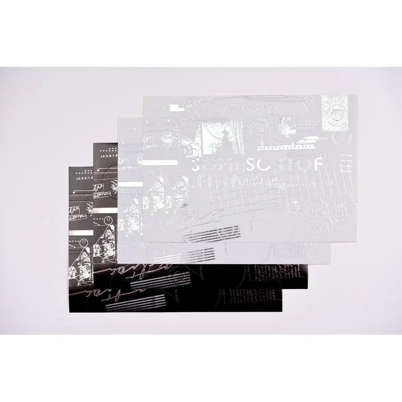 Some Sort of Fern Sticker Sheet - Check Design