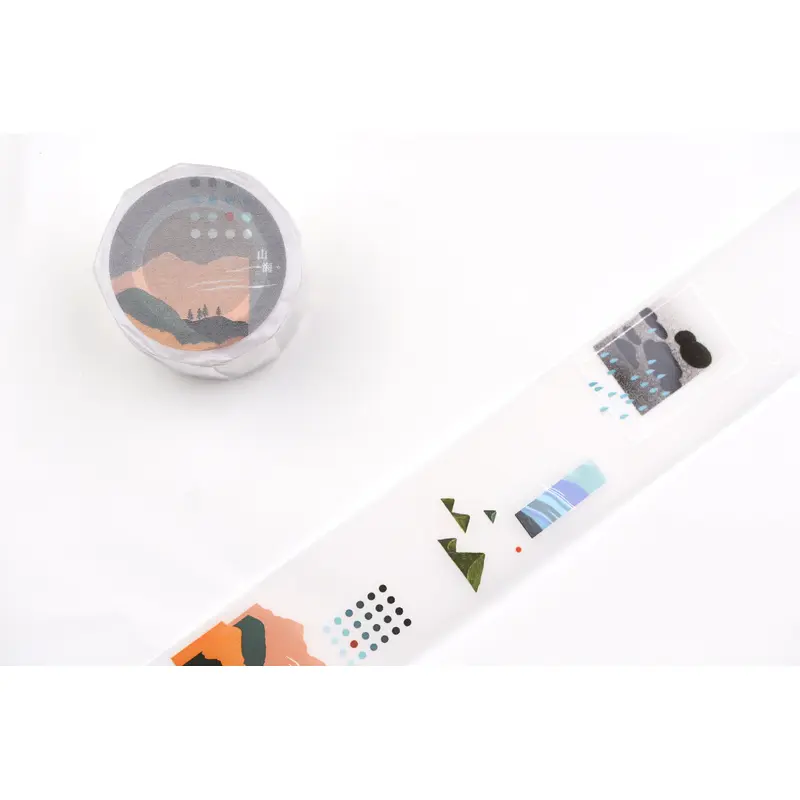 Some Sort of Fern Tracing Paper Roll - Mountains and Oceans