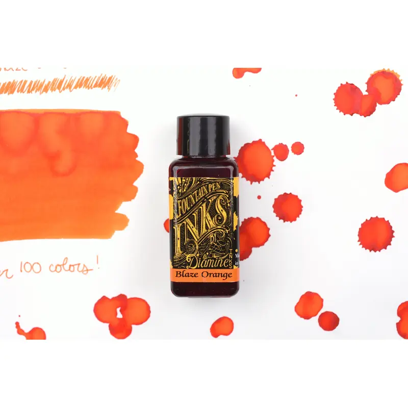 Diamine Fountain Pen Ink - Blaze Orange - 30mL