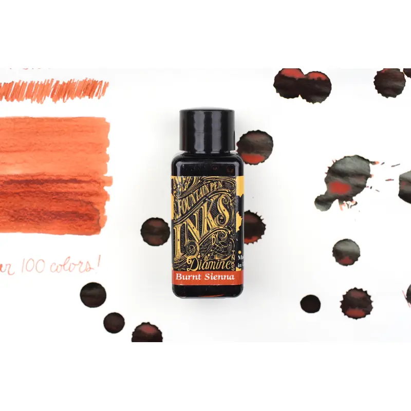 Diamine Fountain Pen Ink - Burnt Sienna - 30mL