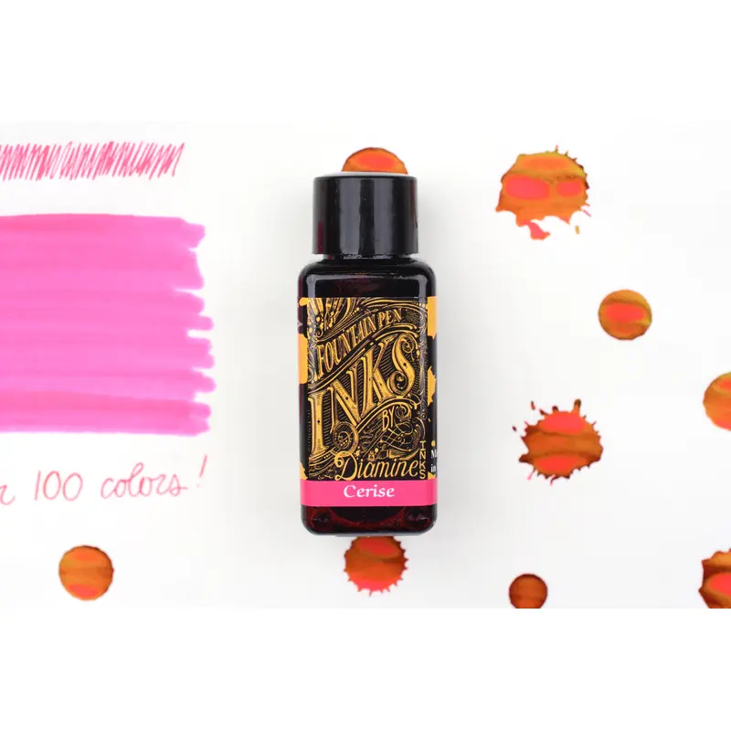 Diamine Fountain Pen Ink - Cerise - 30mL