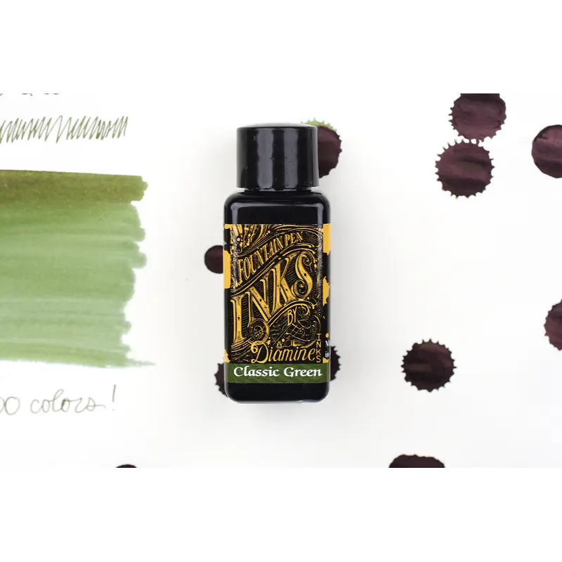 Diamine Fountain Pen Ink - Classic Green - 30mL