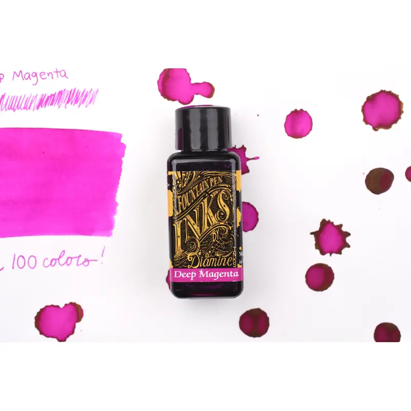 Diamine Fountain Pen Ink - Deep Magenta - 30mL