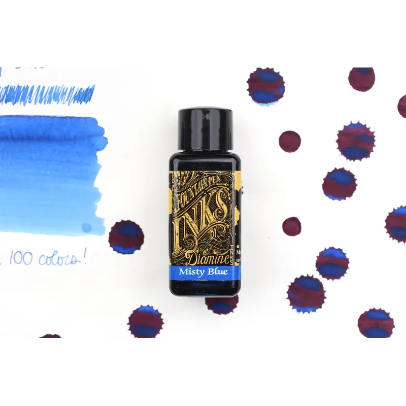 Diamine Fountain Pen Ink - Misty Blue - 30mL
