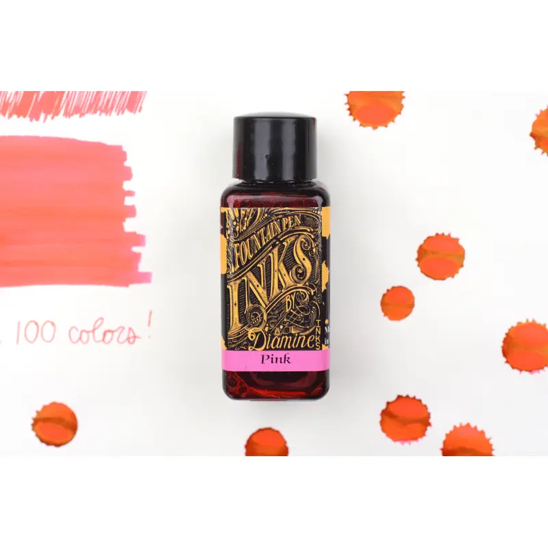 Diamine Fountain Pen Ink - Pink - 30mL