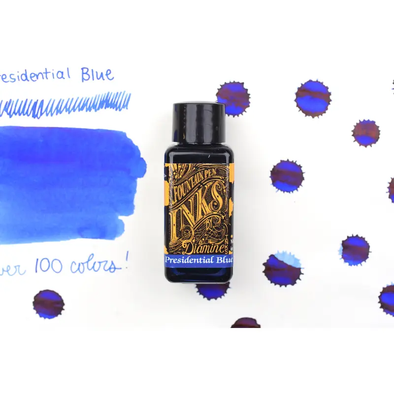 Diamine Fountain Pen Ink - Presidential Blue - 30mL