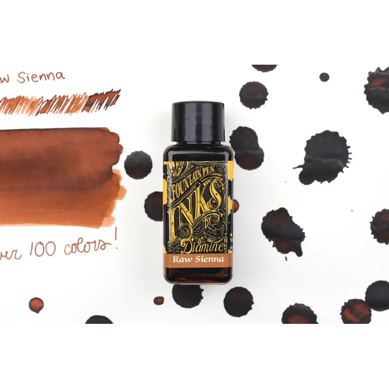 Diamine Fountain Pen Ink - Raw Sienna - 30mL