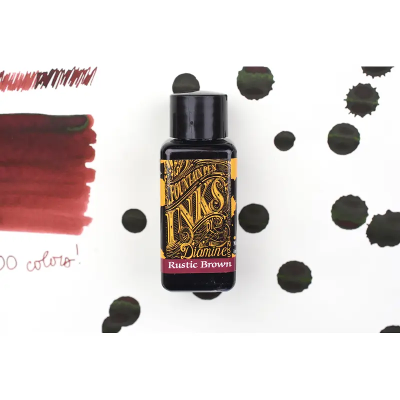 Diamine Fountain Pen Ink - Rustic Brown - 30mL