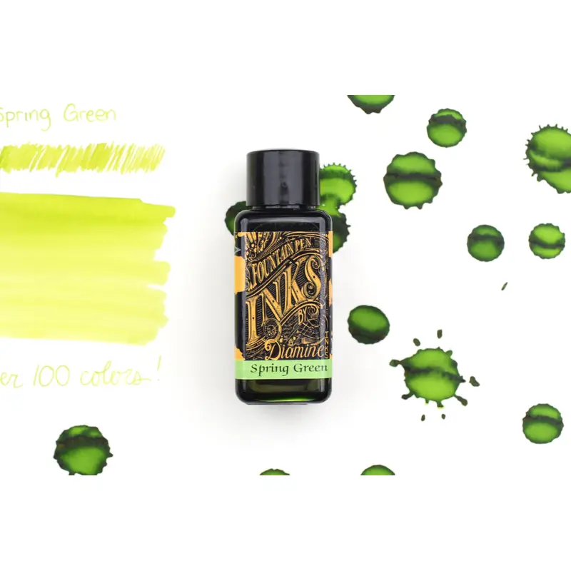 Diamine Fountain Pen Ink - Spring Green - 30mL