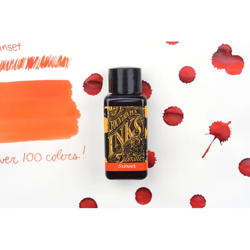 Diamine Fountain Pen Ink - Sunset - 30mL
