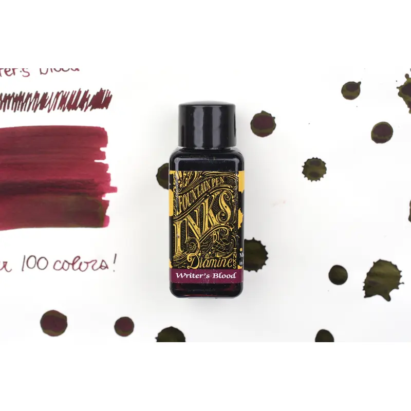 Diamine Fountain Pen Ink - Writer's Blood - 30mL