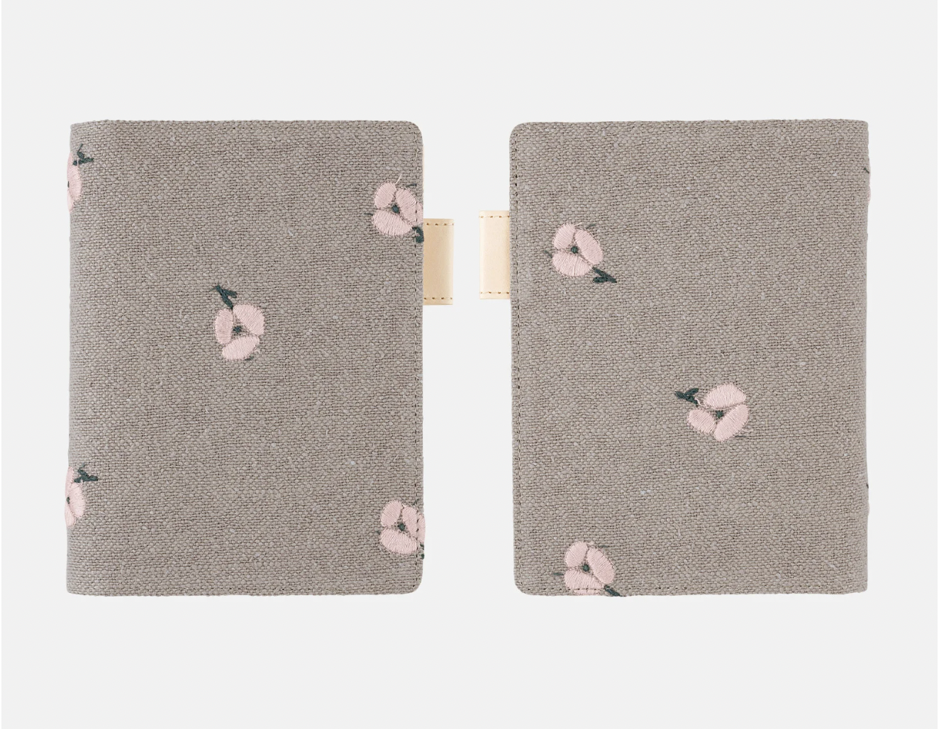 Hobonichi 5-Year Techo Cover - A6 - min perhonen: ohayo (Gray)