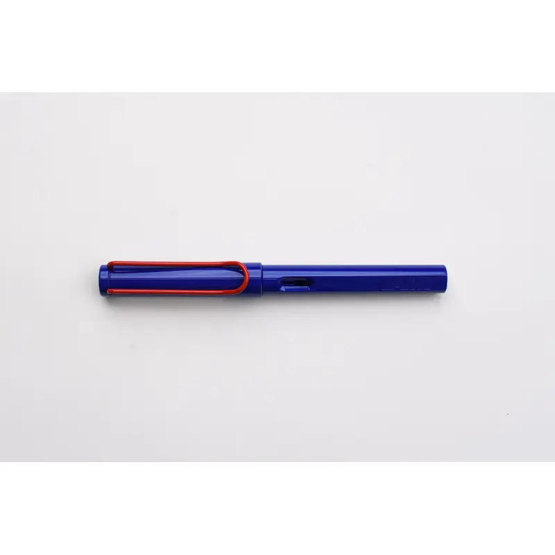 LAMY Safari Fountain Pen - Blue/Red - Special Edition