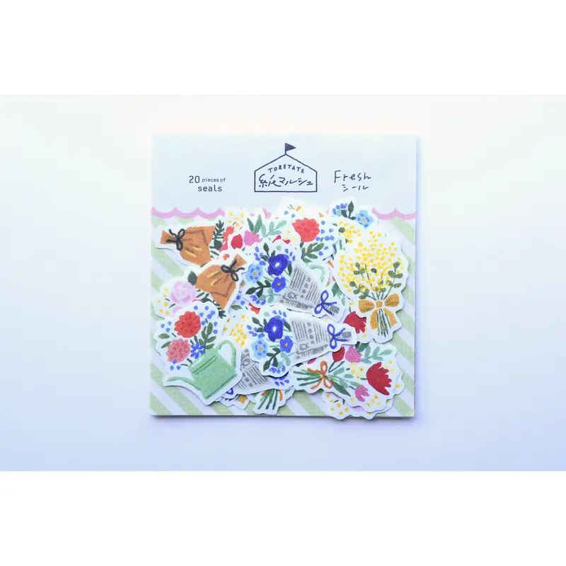 Furukawa Paper Flake Stickers - Bouquet